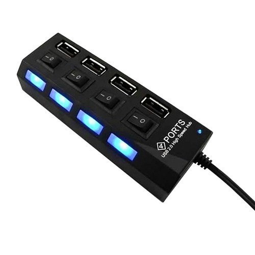 USB Hub Saklar 4-Port USB 2.0 / USB Hub 4 Port / USB 2.0 / USB Hub 2.0 3.0