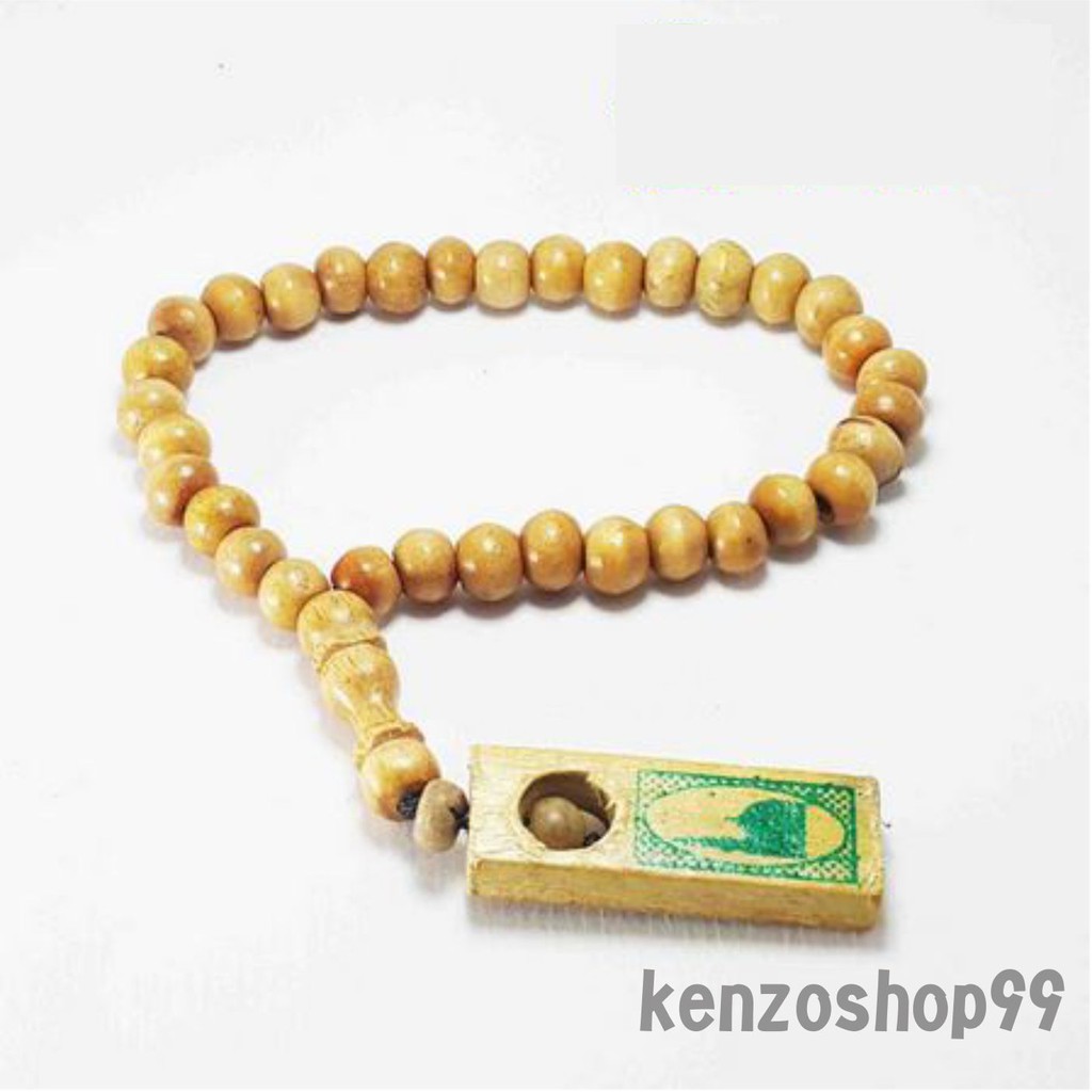 TASBIH KAYU 33 OLEH OLEH SOUVENIR HAJI UMROH