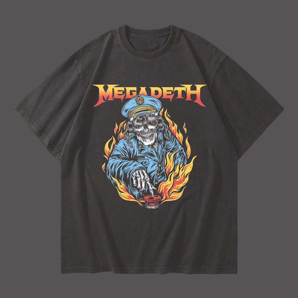 MEGADETH VINTAGE STYLE OVERSIZE TEE