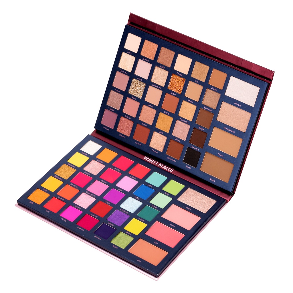 Beauty Glazed Eyeshadow MIX And MATCH 68 Color Include Contour Blush Palette Eyeshadow Glitter Beauty Glazed Eyeshadow Beauty Glazed Eyeshadow Palette Beauty Glazed Eyeshadow Palete Beauty Glazed