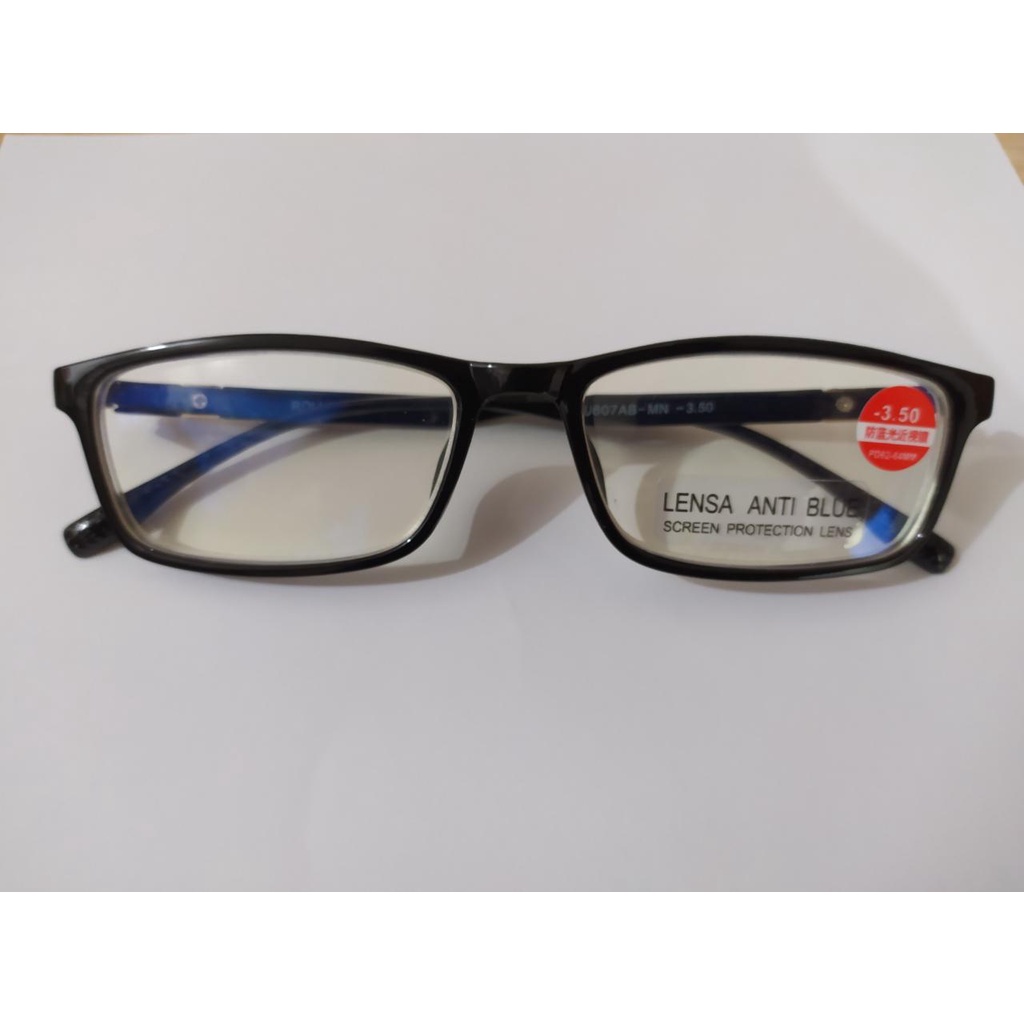 Kacamata Baca Blueray Kaca mata Minus (-) -1.00 s/d 4.00 Pria Wanita kaca mata minus Reading Glasses