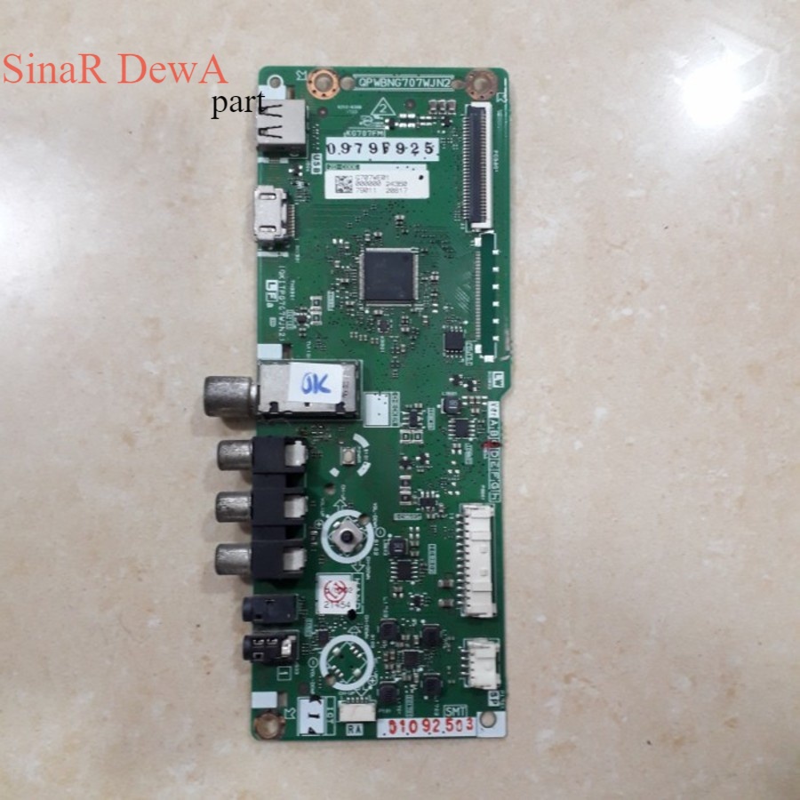 SHARP LC 32LE185I MAINBOARD TV LED KONDISI BEKAS