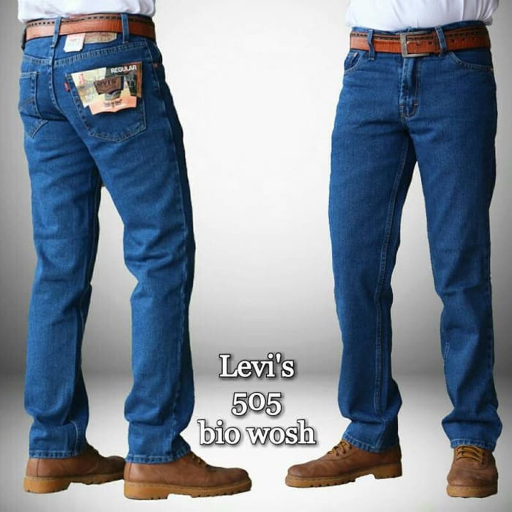 Delaux Store Celana Jeans Panjang Pria Big Size / Ukuran Besar / Ukuran Jumbo Model Standar Premium