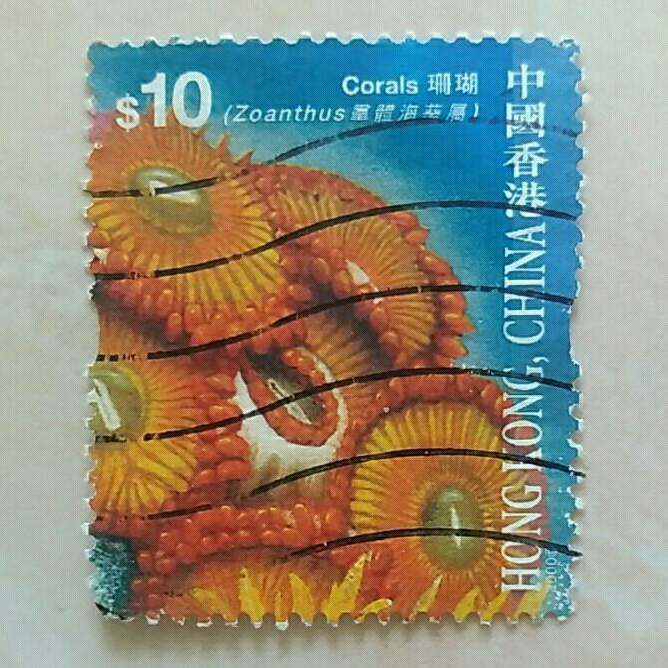 

(AA) Perangko Hông Kông 1994 Corals 10HK$ Used