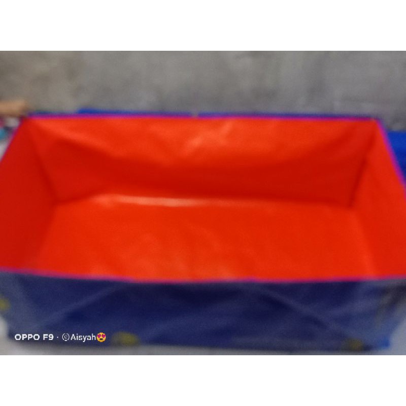 TERPAL KOLAM IKAN KOTAK TYPE A12 KOREA ORGINAL 150x70x65