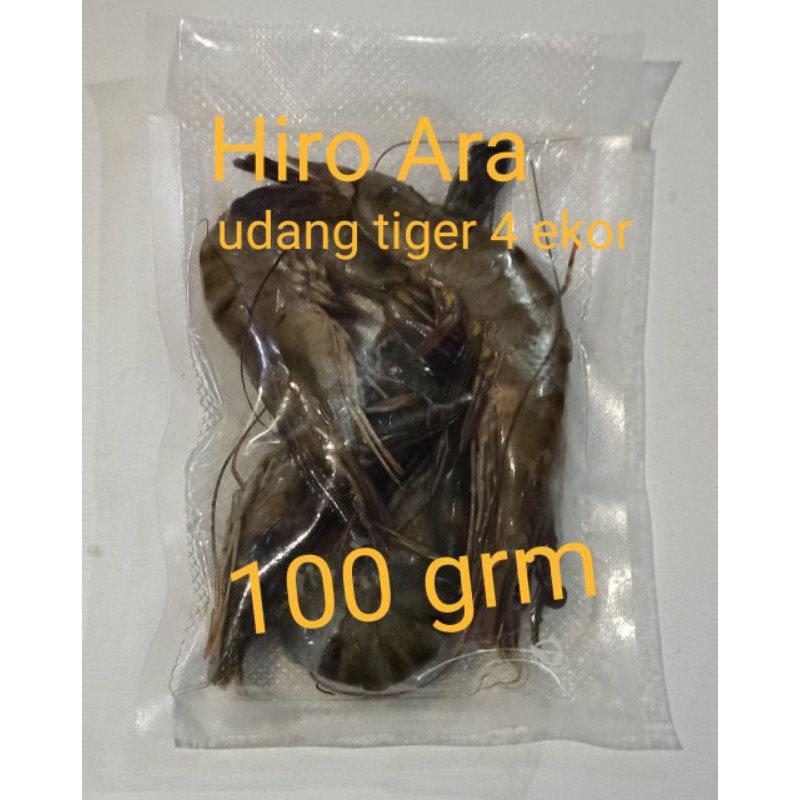 

Udang Tiger jumbo Segar 100grm isi 4 atau 8 ekor