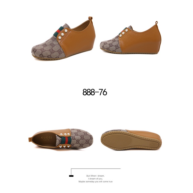 PR Canvas &amp; Leather Shoes #888-76