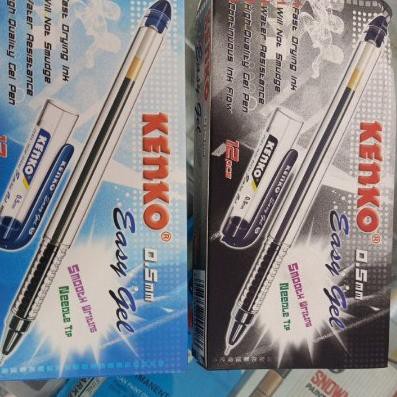 

Grosiran Murah PULPEN KENKO EASY GEL 0.5 / PEN TINTA CAIR WARNA HITAM DAN BIRU