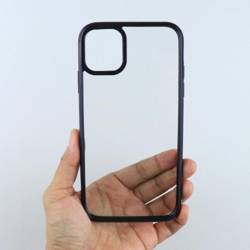 Casing Samsung Galaxy A7 2018 Hard Case Aero Bumper Hitam