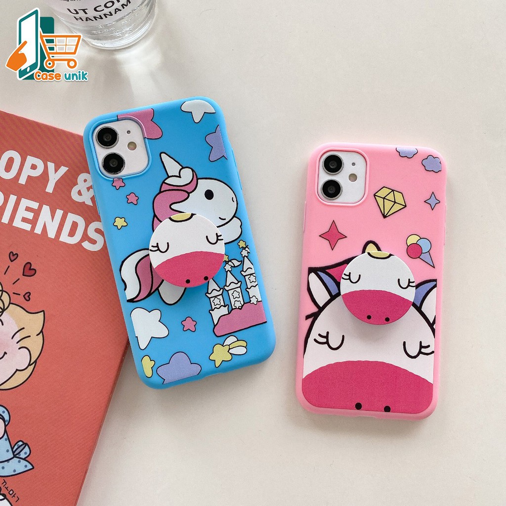 SS273 case Popsocket UNICORN Oppo A52 A92 A53 A33 Reno 4 4f A15 2020 CS2440