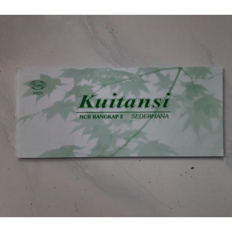 

Kwitansi / Kuitansi 2 Ply NCR (Rangkap 2) Sederhana Kuda