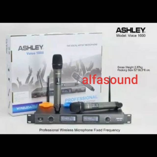 MIC ASHLEY VOICE 1000 Wireless VOICE1000 MICROPHONE