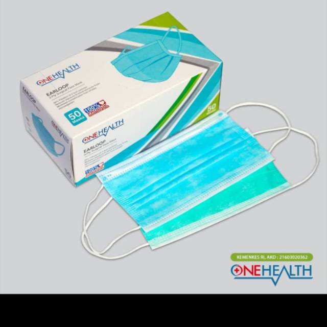 Masker 3 ply one health
