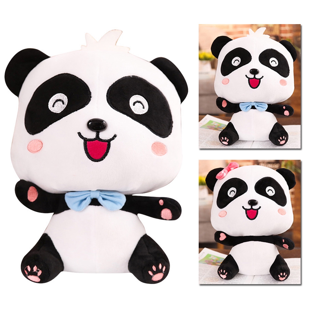 Bantal Boneka Plush Model Kartun Panda Lucu