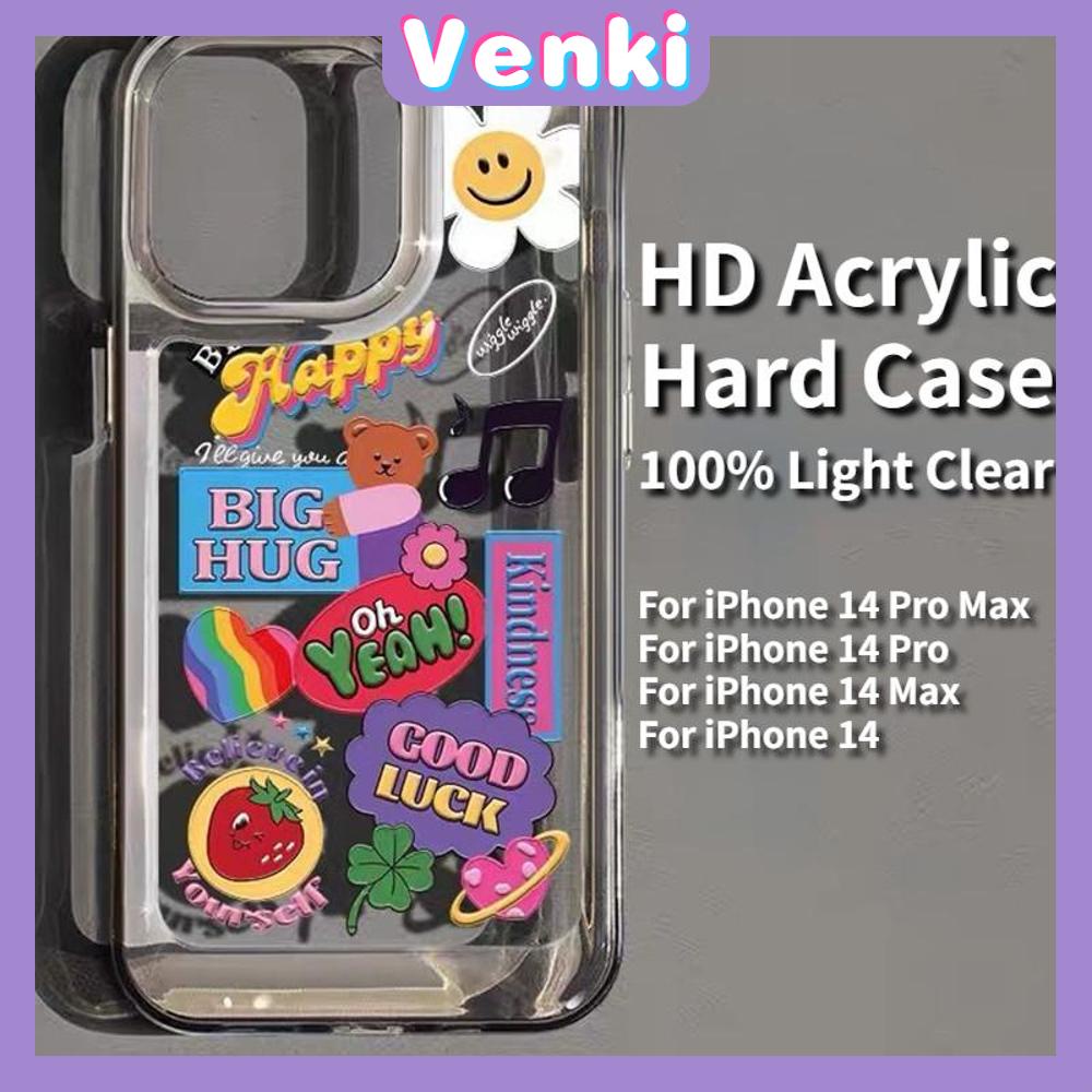 iPhone Case HD Acrylic High Quality Hard Case Metal Button Protection Camera Shockproof Cartoon Cute Compatible For iPhone 14 Pro Max 13 Pro Max 12 Pro Max 11 Pro Max xr xs max