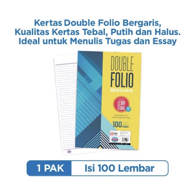 

DOUBLE FOLIO BERGARIS PAK BESAR