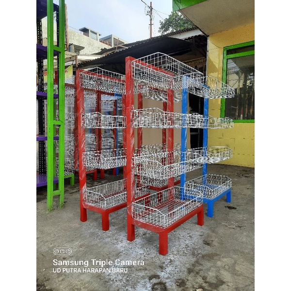 Rak toko ciki snack warung standar murah berkualitas