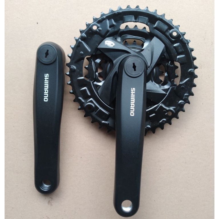 SP30D gir crankset crank set shimano altus FC-M371 sepeda mtb 3 speed susun 44T/32T/22T