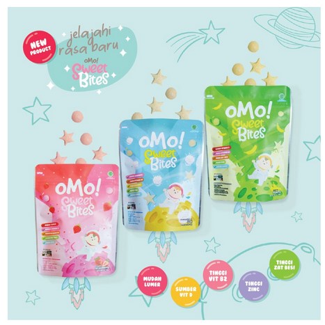 

OMO! SWEET BITES - Snack Sehat Bayi 12 Bulan+