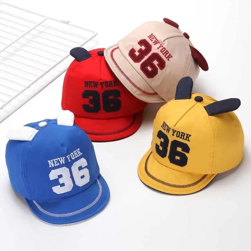 Topi Baseball Anak Laki-Laki / Perempuan 0-3 Tahun Bahan Lembut Kualitas Bagus