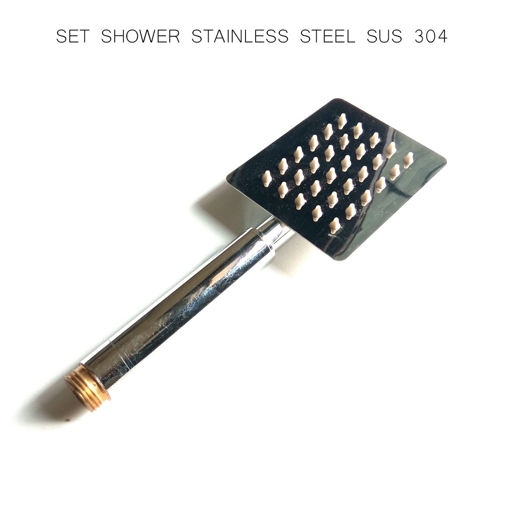 Shower Kamar Mandi Stainless Steel Bisa Untuk Air Panas Dingin Kran Shower Set Lengkap Tinggal Pasang