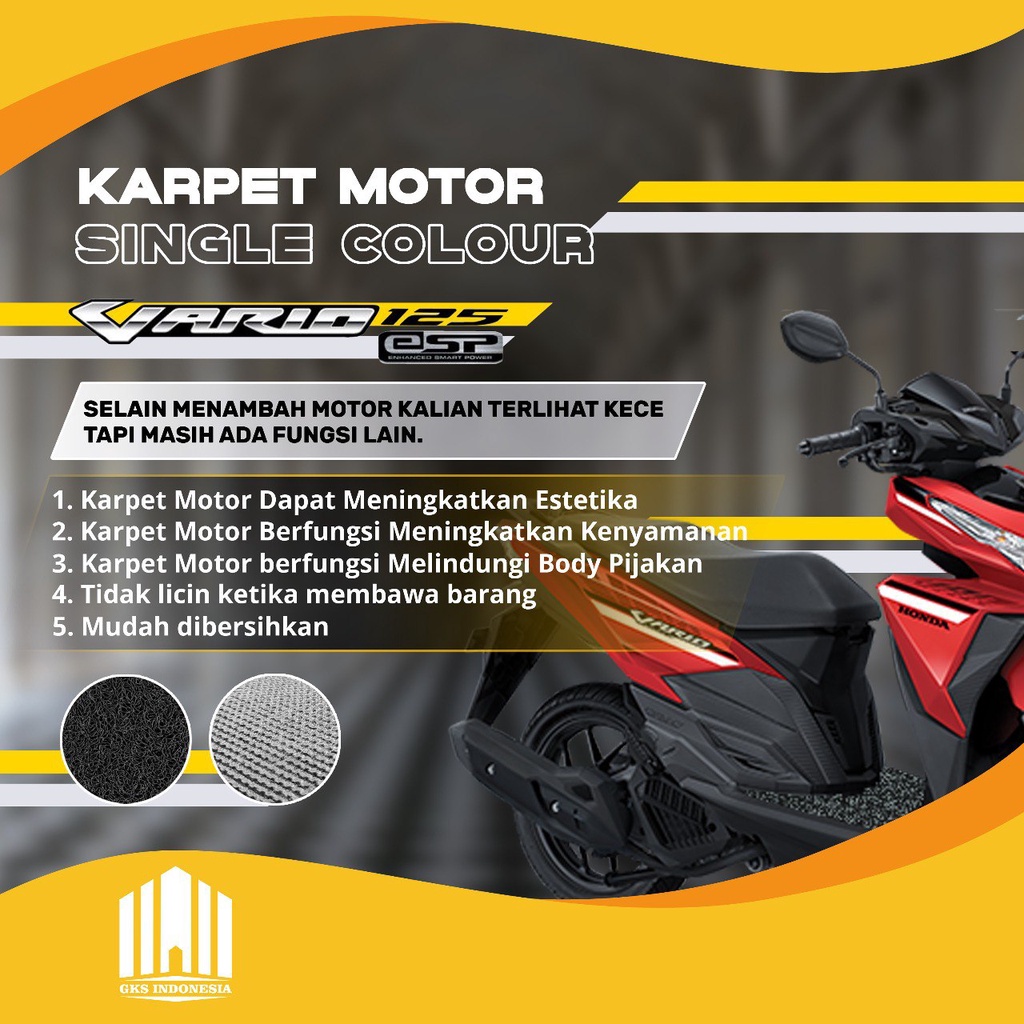 PRESTIGE KARPET MOTOR HONDA SC NEW VARIO 125 CC /150 CC TAHUN 2015 - 2017