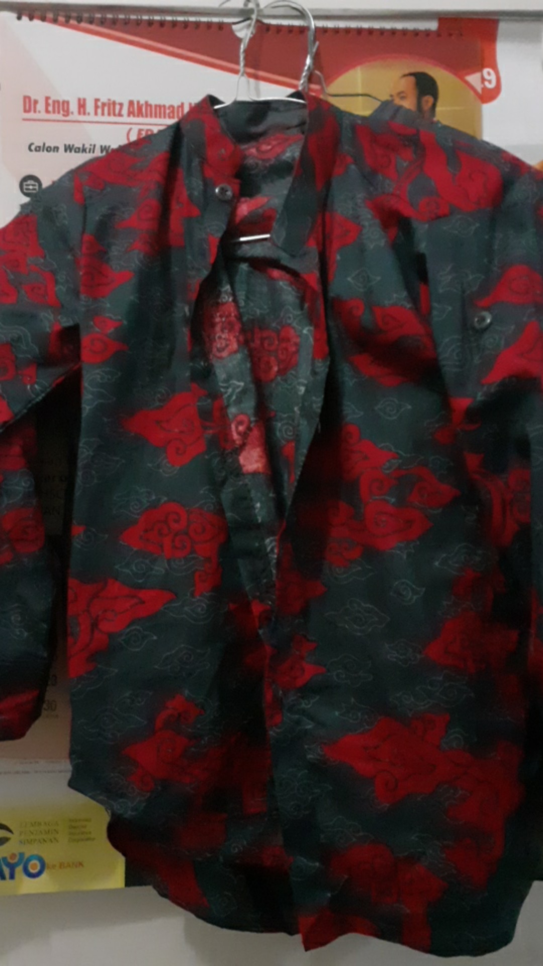 Kemeja Batik Slimfit Anak Hitam Abu Batikbule