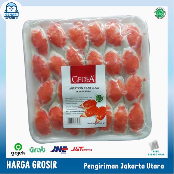 CEDEA CRAB CLAW/CAPIT KEPITING 450 GRAM