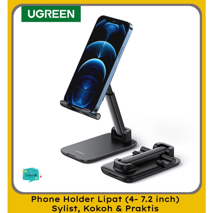 UGREEN Phone Holder Lipat Dudukan HP Handphone Desk Stand 4 - 7.2 inch