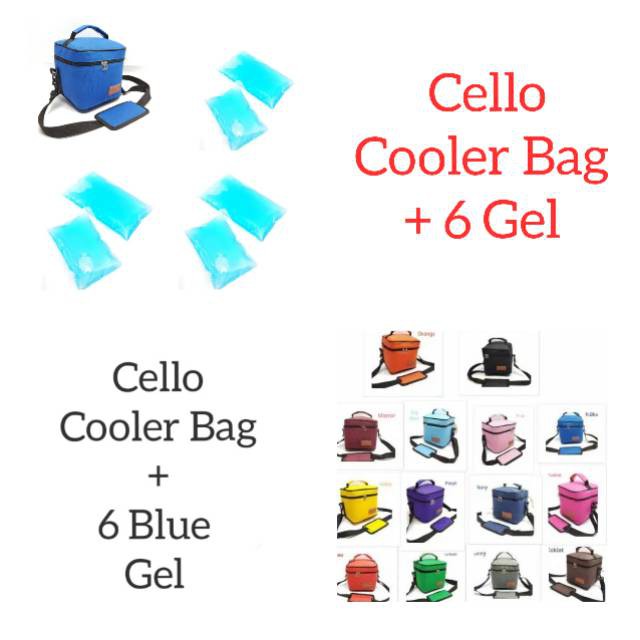 Tas Asi Murah Cooler Bag Murah Cello Free 6 Ice Gel CELLO