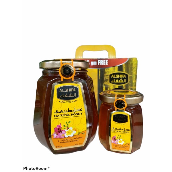 

Madu Murni Al Shifa Natural Honey 500 g Free 125 g