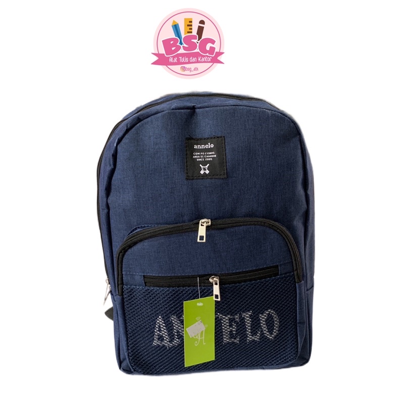 

Tas sekolah laki-laki/perempuan ANNELO warna navy