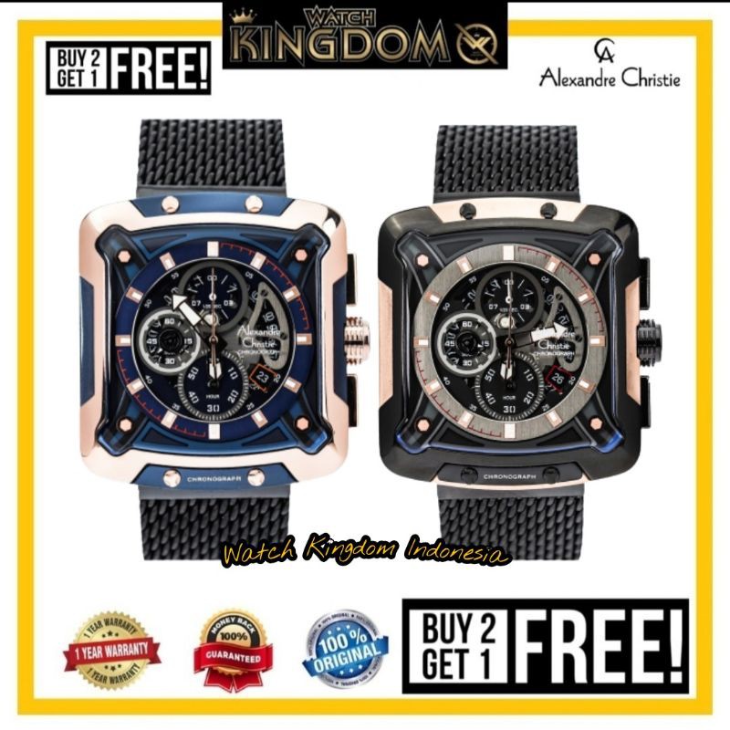 Terbaru Jamtangan pria Alexandre christie ac3039 / ac 3039 Original garansi resmi 1thn