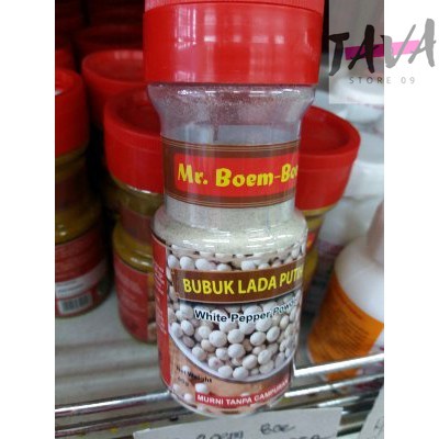 

Bubuk Lada Putih Mr Boem Boe 60 Gram