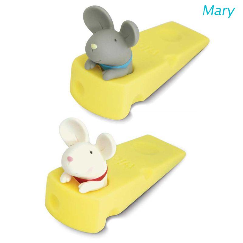 Mary Door Stopper / Penahan Pintu Bahan Silikon Motif Kartun Untuk Keamanan Bayi / Anak