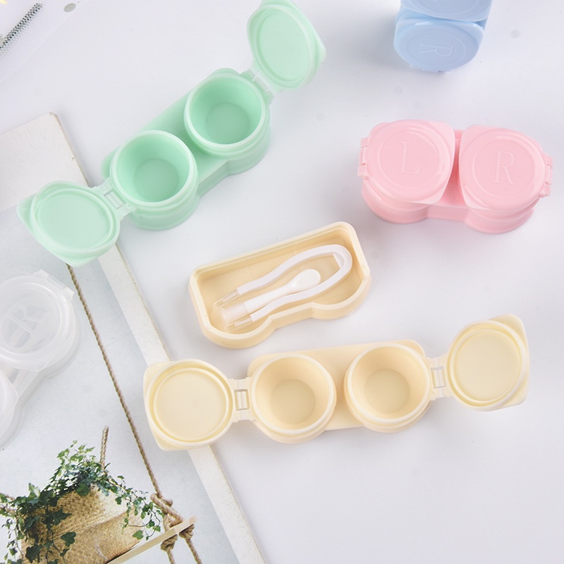 SAYOSHOW - Softlens Case | Tempat Softlens + Penjepit Softlens + Tongkat Stick Pasang ( Dua lapisan ) |