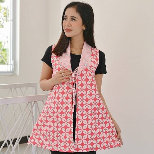 Vest Batik  Bolak Balik