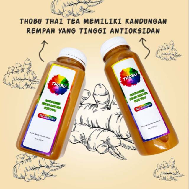 

Minuman Thobu Thai Tea Ginger Khusus Order Menggunakan Gojek & Grab