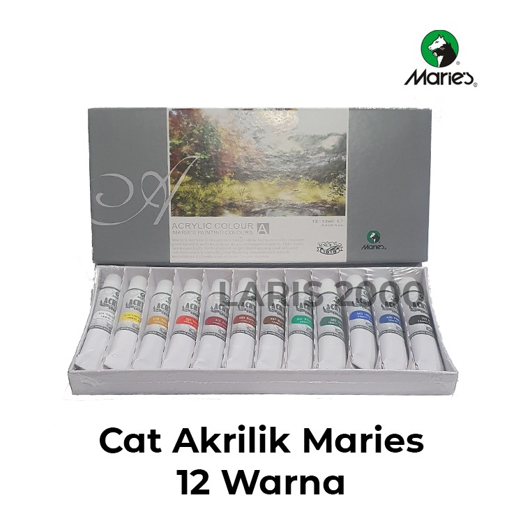 

Maries Cat Acrylic / Akrilik 12 Warna Marie's