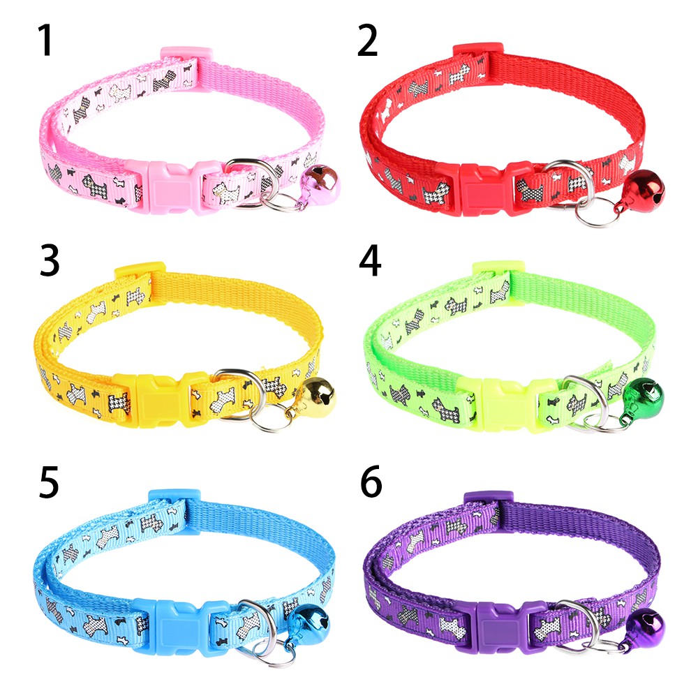 SUYOU Cute Dog Collar Puppy Kitten Necklace Cat Collars Pet Supplies Buckle Cat Accessories Adjustable Pendant