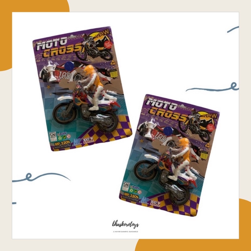 Mainan Anak Moto Cross | Traill Balap