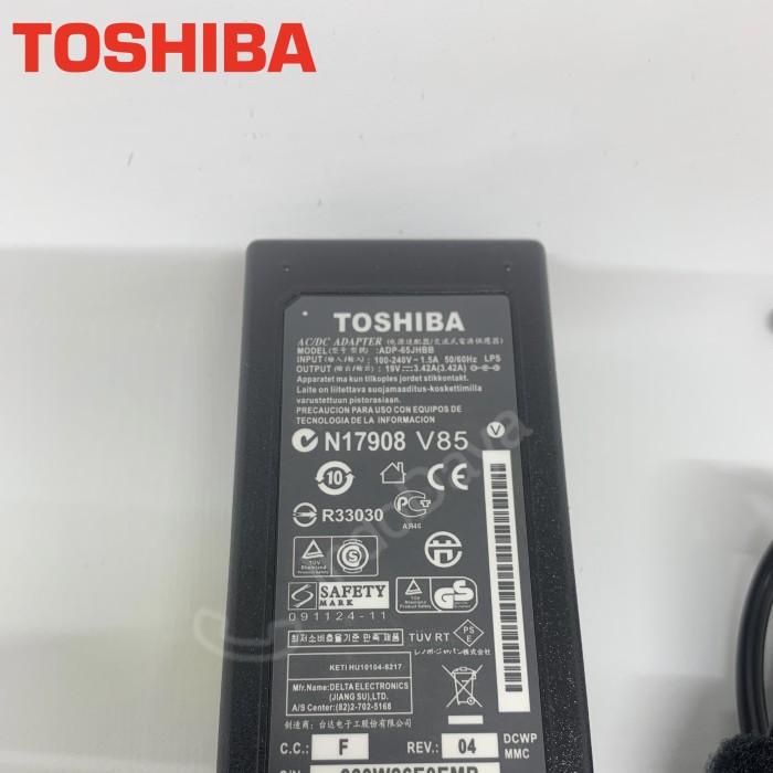 Adaptor Cas Charger Laptop Original Toshiba Satellite C50 19V 3.42