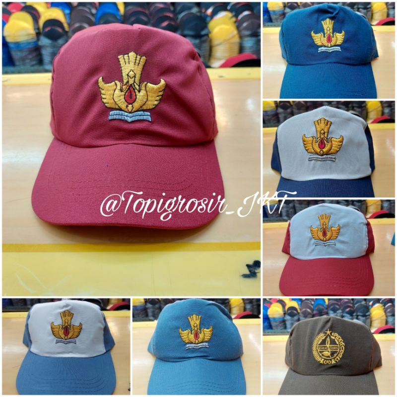 TOPI SEKOLAH / TOPI SD / TOPI SMP / TOPI SMA / TOPI PRAMUKA / PRAMUKA SIAGA / TOPI BASEBALL / TOPI S