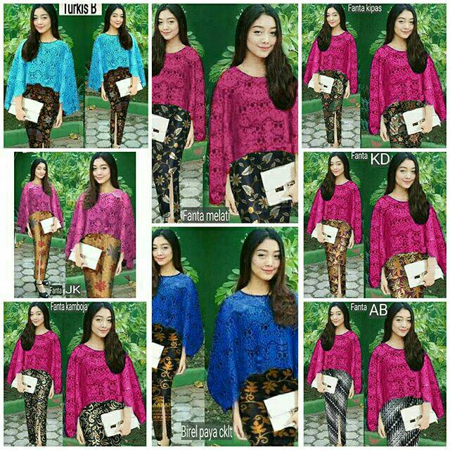 SET CAPE VANYA / CAPE BROKAT / STELAN KEBAYA MODERN