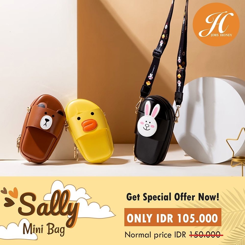 JIMS HONEY SALLY MINI BAG JIMSHONEY ORIGINAL MURAH MALANG