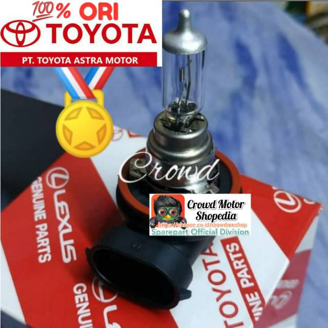 H16 Bohlam Foglamp SIGRA CALYA ORI ASTRA TOYOTA 100%