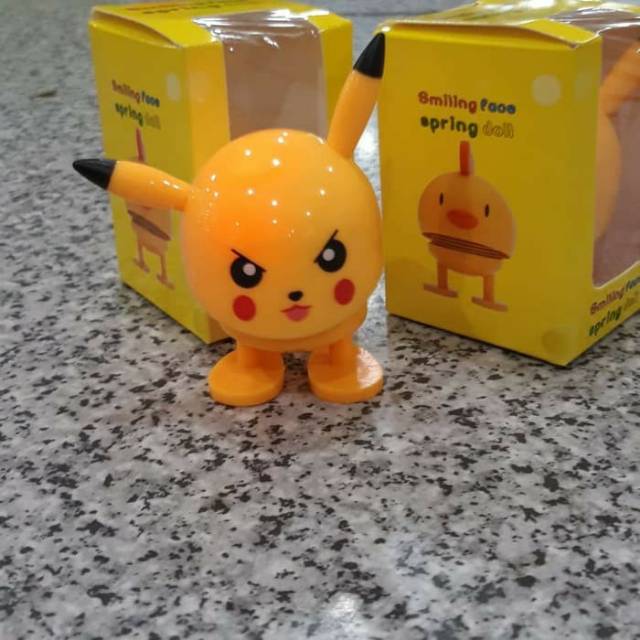 Boneka Spring Doll Led Pikachu/Boneka Led Karakter/Boneka Led Goyang