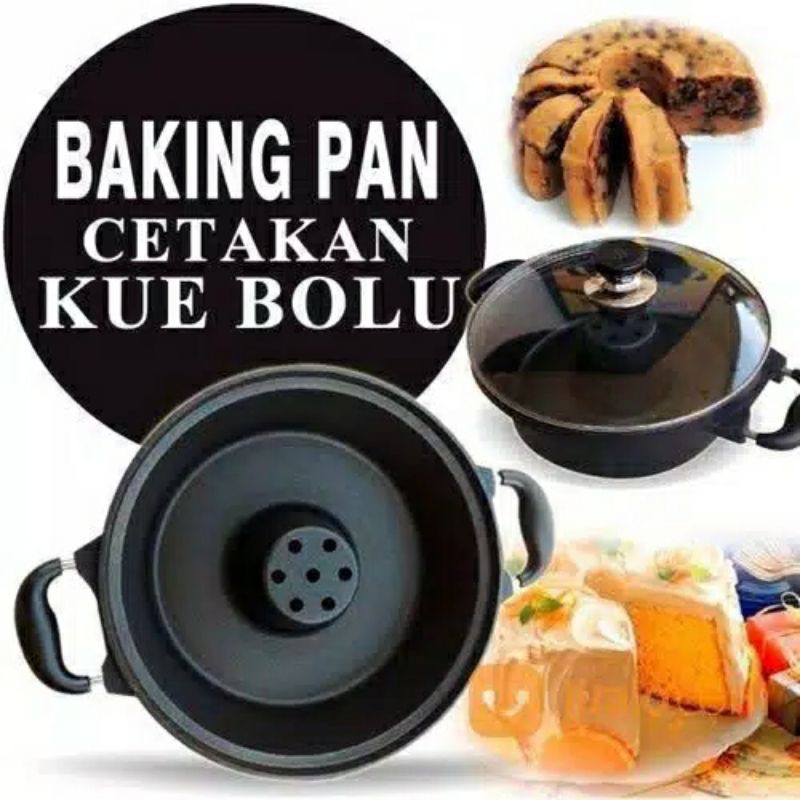 BAKING PAN cetakan kue bolu teflon