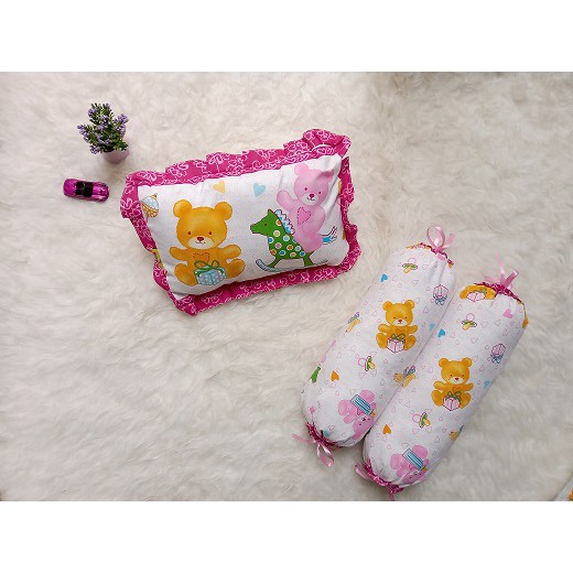 TERMURAH!! BANTAL &amp; GULING BAYI BANTAL CIPIR MOTIF (BLESS)