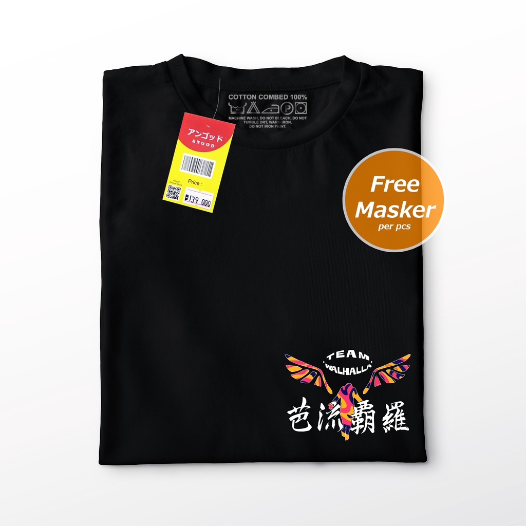 KAOS VALHALLA TOKYO REVENGERS / VALHALLA LORENG / KAOS DISTRO PRIA WANITA / KAOS ANIME / T-SHIRT ANI